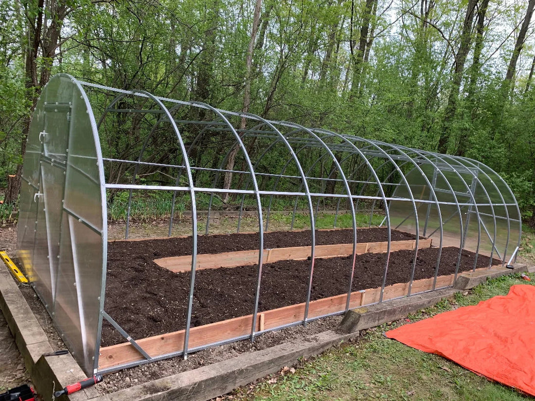 10ft Walk-In Polycarbonate Greenhouse Kit - Arc Series