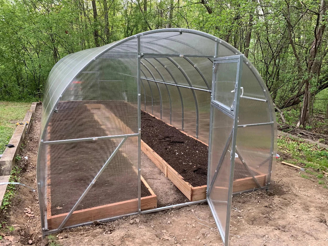 10ft Walk-In Polycarbonate Greenhouse Kit - Arc Series