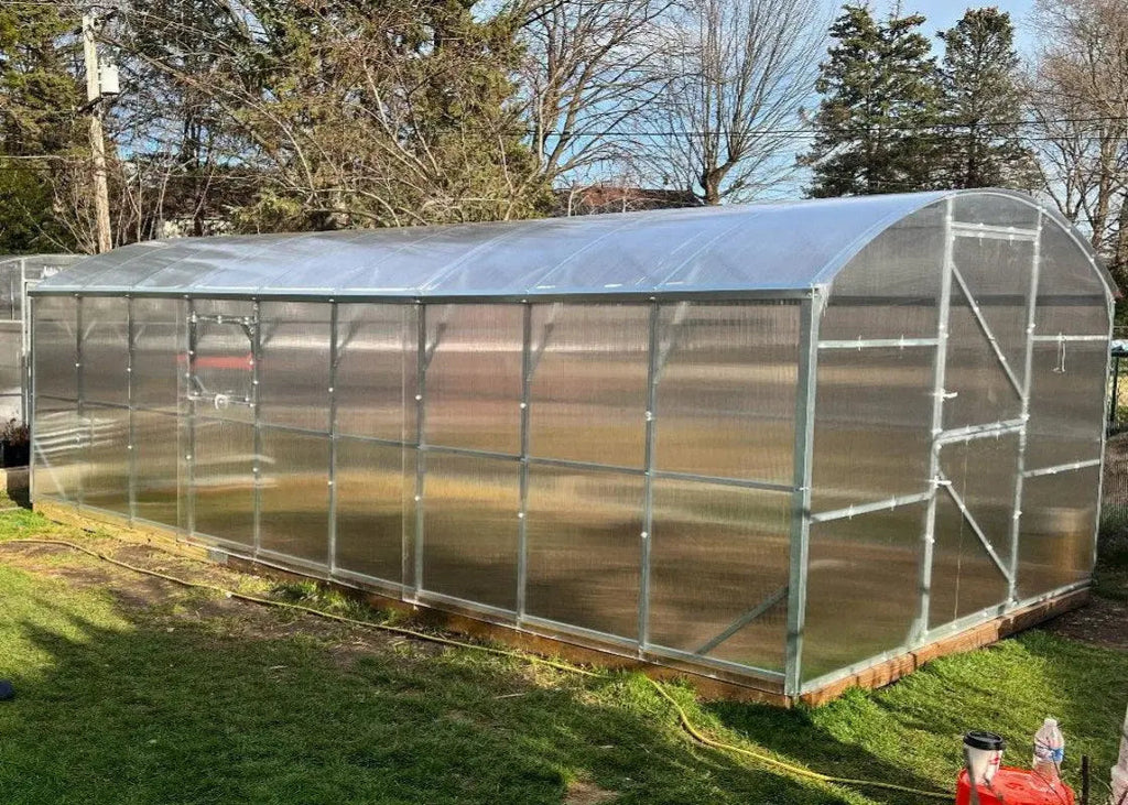 10ft Straight Wall Walk-In Polycarbonate Greenhouse Kit - Loft Series
