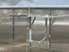 10ft Straight Wall Walk-In Polycarbonate Greenhouse Kit - Loft Series