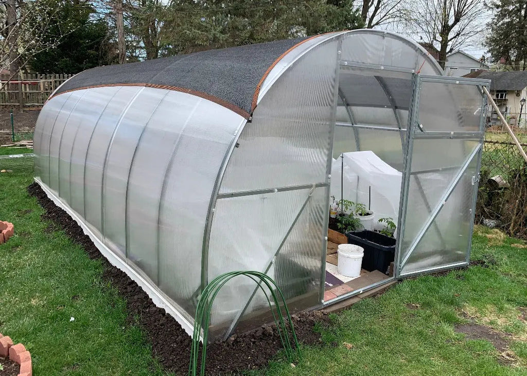 10ft Walk-In Polycarbonate Greenhouse Kit - Arc Series