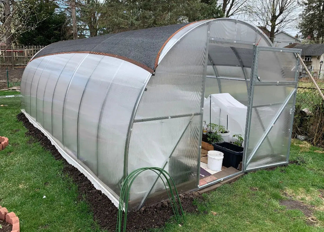 10ft Walk-In Polycarbonate Greenhouse Kit - Arc Series