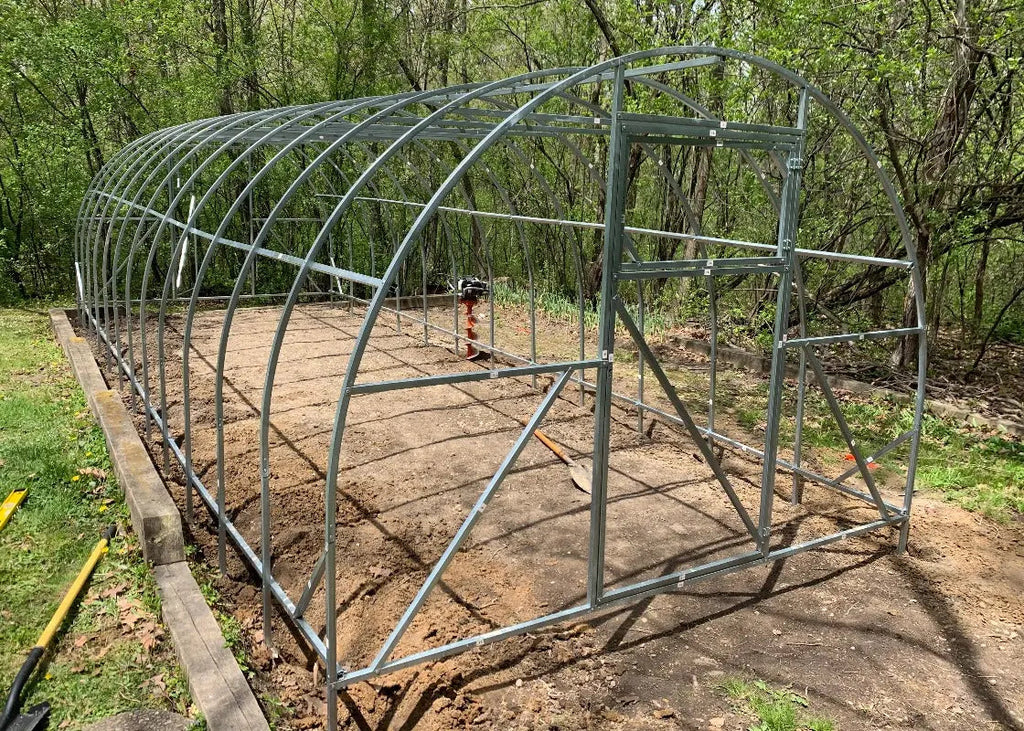 10ft Walk-In Polycarbonate Greenhouse Kit - Arc Series
