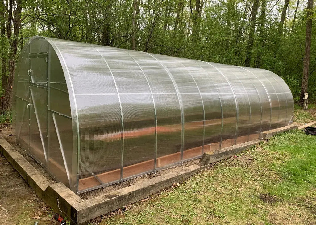 10ft Walk-In Polycarbonate Greenhouse Kit - Arc Series